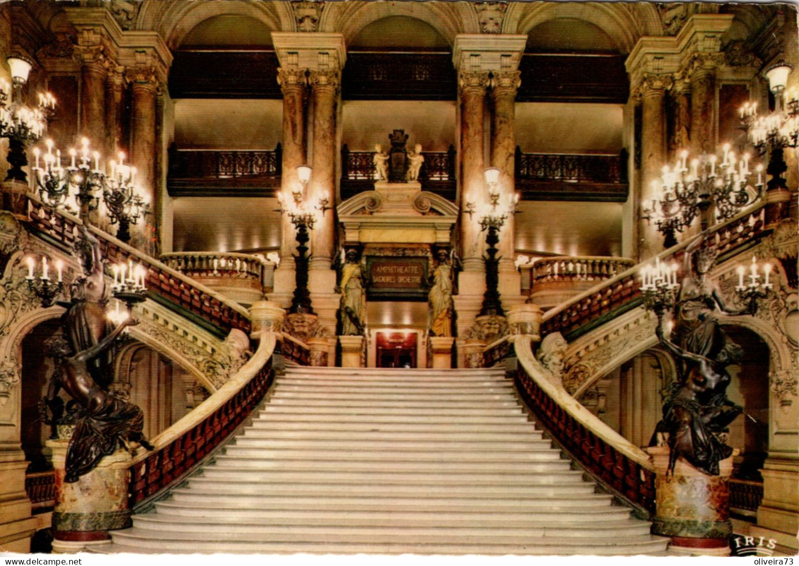 PARIS - Théâtr De L'Opéra - L'Escalier D'Honneur - Altri Monumenti, Edifici
