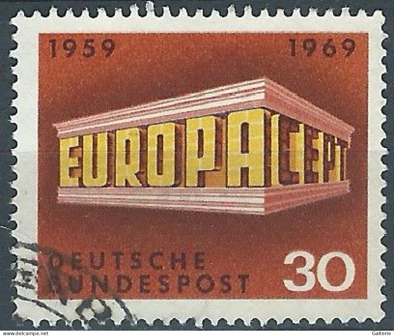 ALLEMAGNE - RFA - Obl - 1969 - YT N° 447-Europa 1969 - Oblitérés