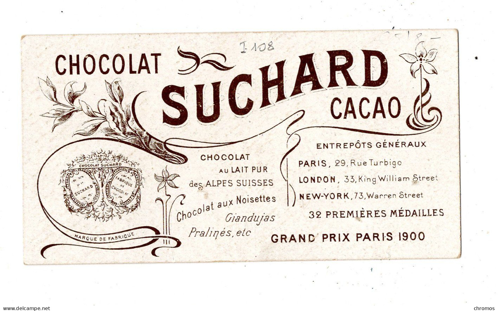 Chromo Chocolat Suchard, S 108 / 8, Militaire Enfantines - Suchard