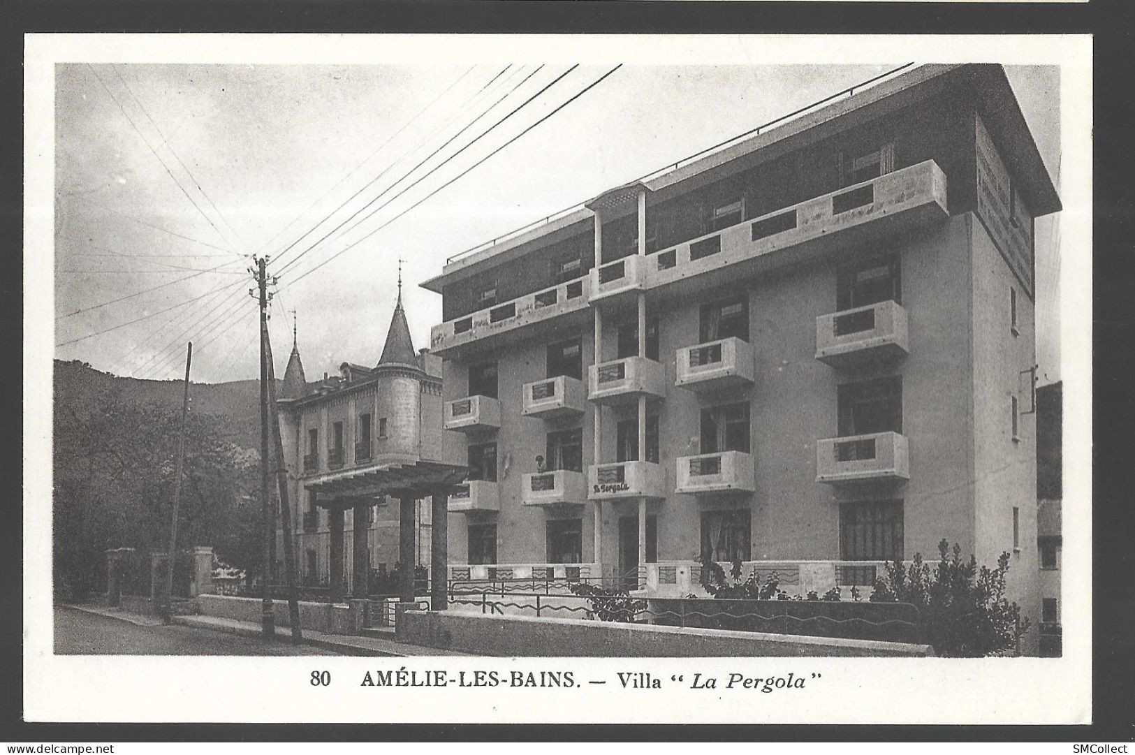L300. Amélie Les Bains, Lot De 2 Cartes. Villa La Pergola / La Pergola Et Les Tourelles (A17p56) - Amélie-les-Bains-Palalda