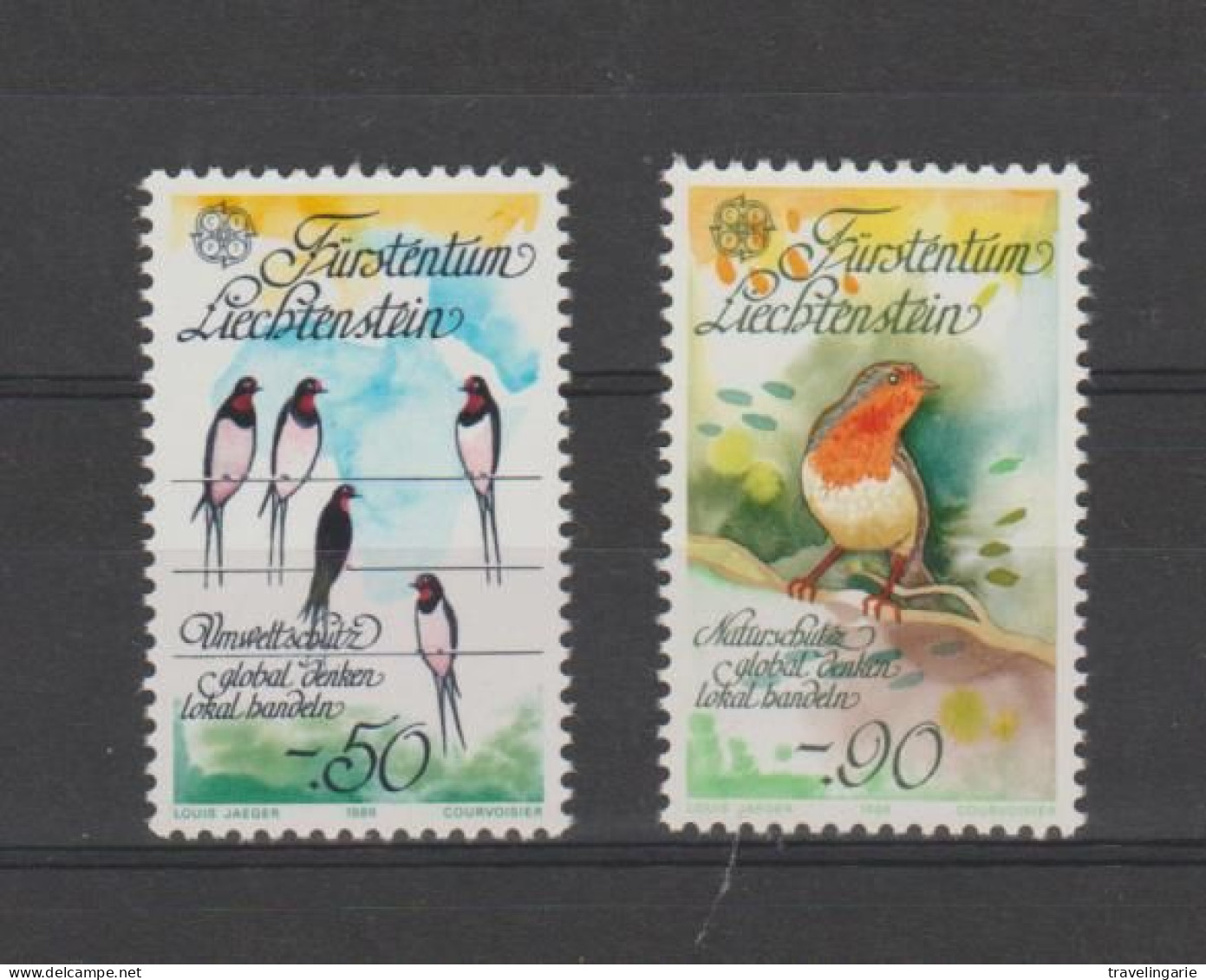 Liechtenstein 1986 Europa Cept - Nature - And Environment Protection ** MNH - Unused Stamps