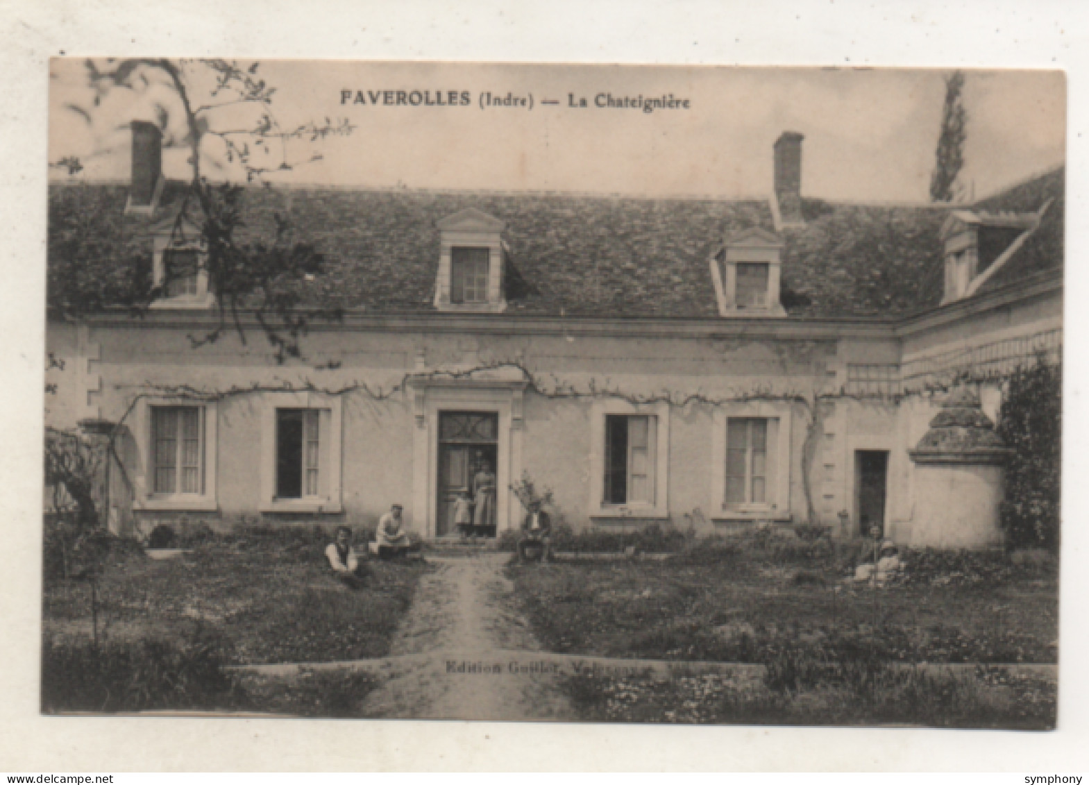 36. CPA - FAVEROLLES - Maison Bourgeoise La Chateignière - - Autres & Non Classés