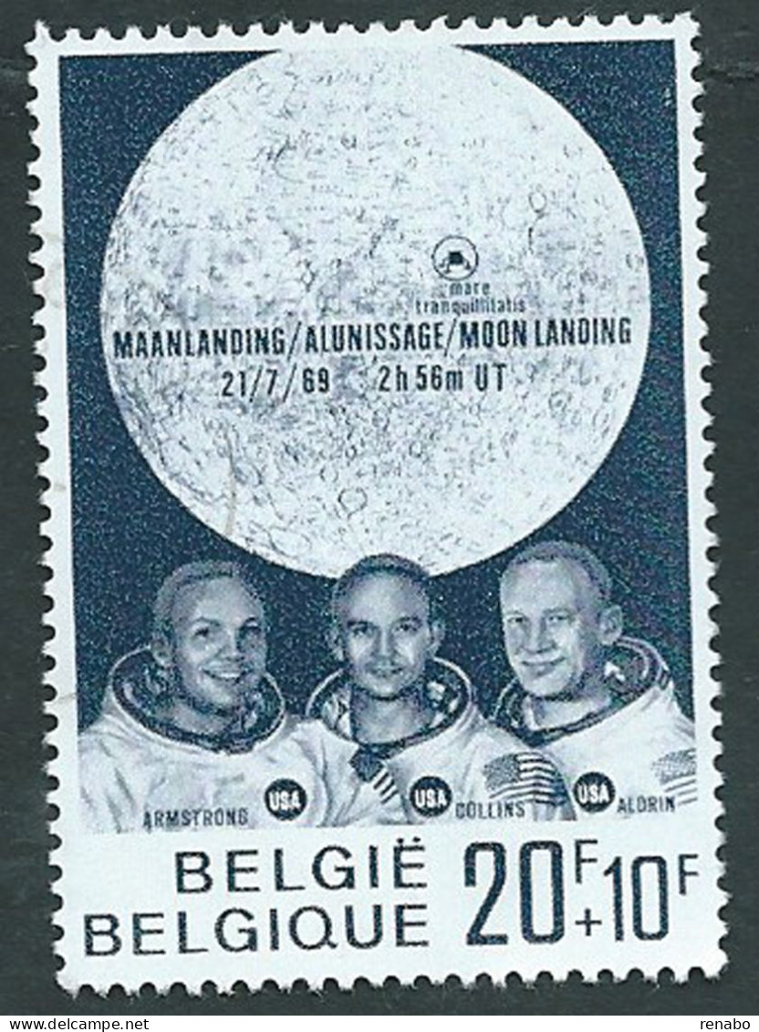 Belgio, Belgie, Belgique, Belgium 1969 ; Alunissage, Moon Landing, Allunaggio . - Usati