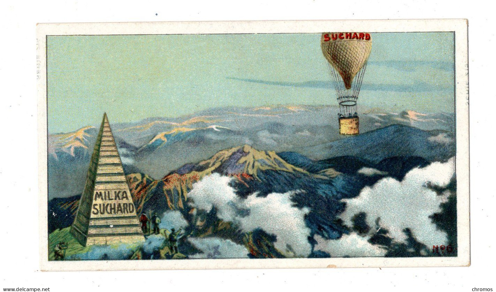 Chromo Chocolat Suchard, S 215 / 6, Ballon, Aviatique - Suchard