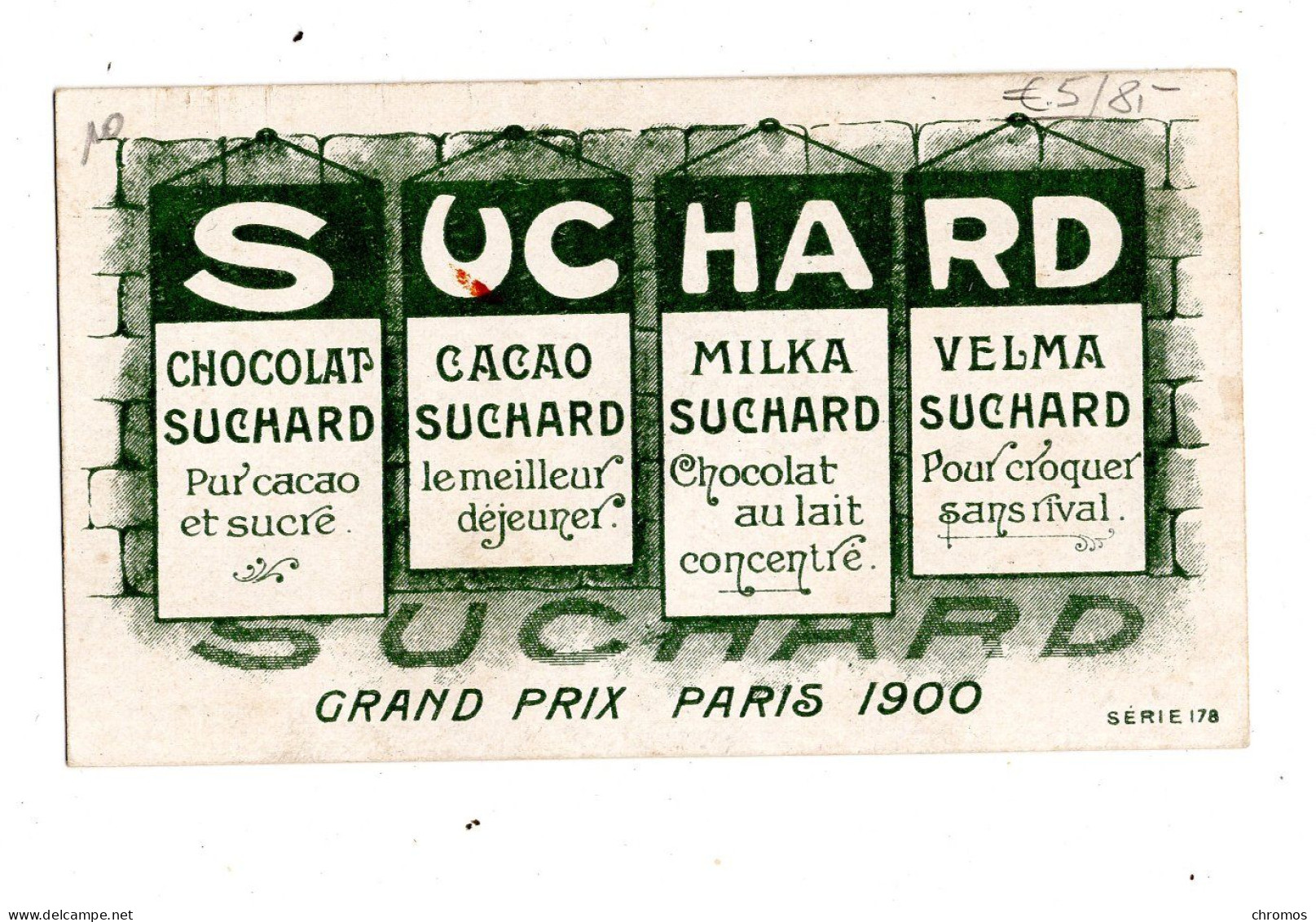 Chromo Chocolat Suchard, S 178 / 5 - Suchard