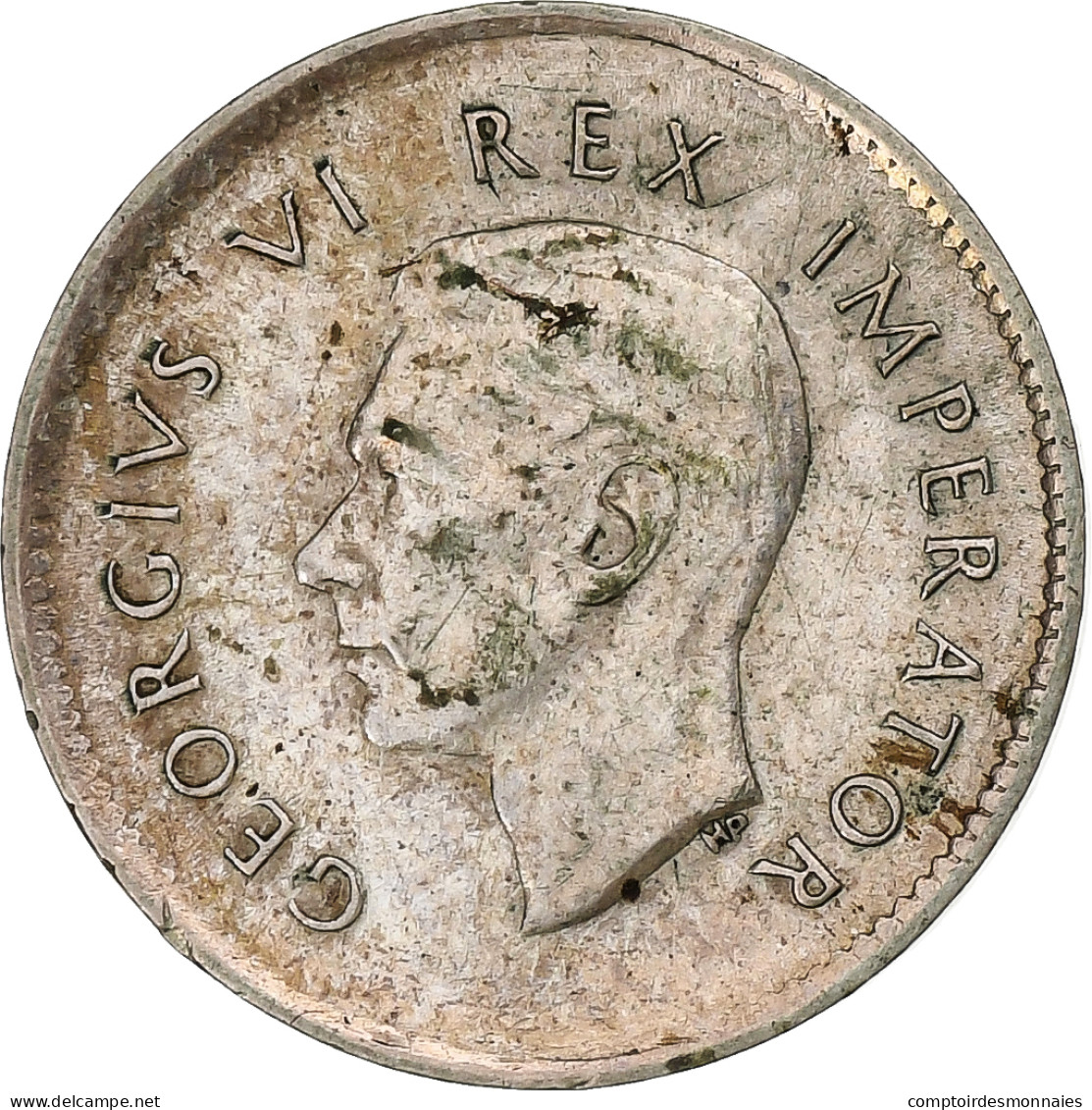 Afrique Du Sud, George VI, 3 Pence, 1937, Pretoria, Argent, TTB, KM:26 - Afrique Du Sud