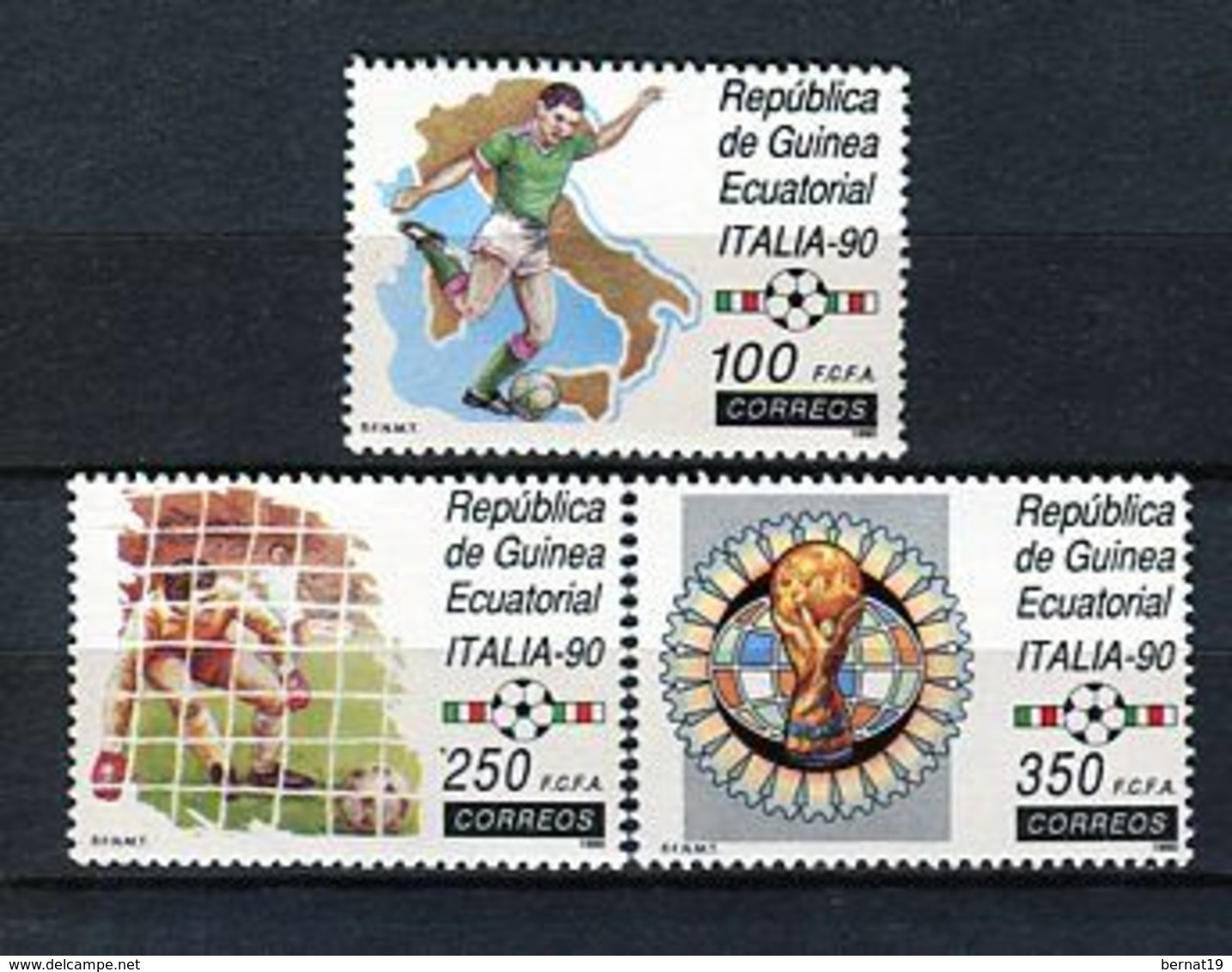 Guinea Ecuatorial 1990. Edifil 123-25 ** MNH. - Guinea Equatoriale