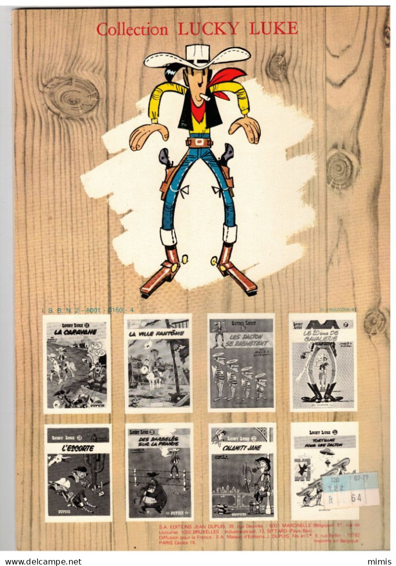 LUCKY LUKE       Lucky Luke Contre Joss Jamon    N° 11    Réédition 1977 - Lucky Luke