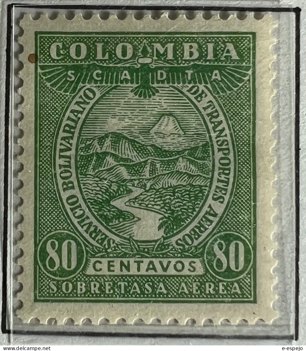 Kolumbien 1929: Start Of Flight Service With Neighboring Countries Mi:CO-SCADTA 55 - Kolumbien