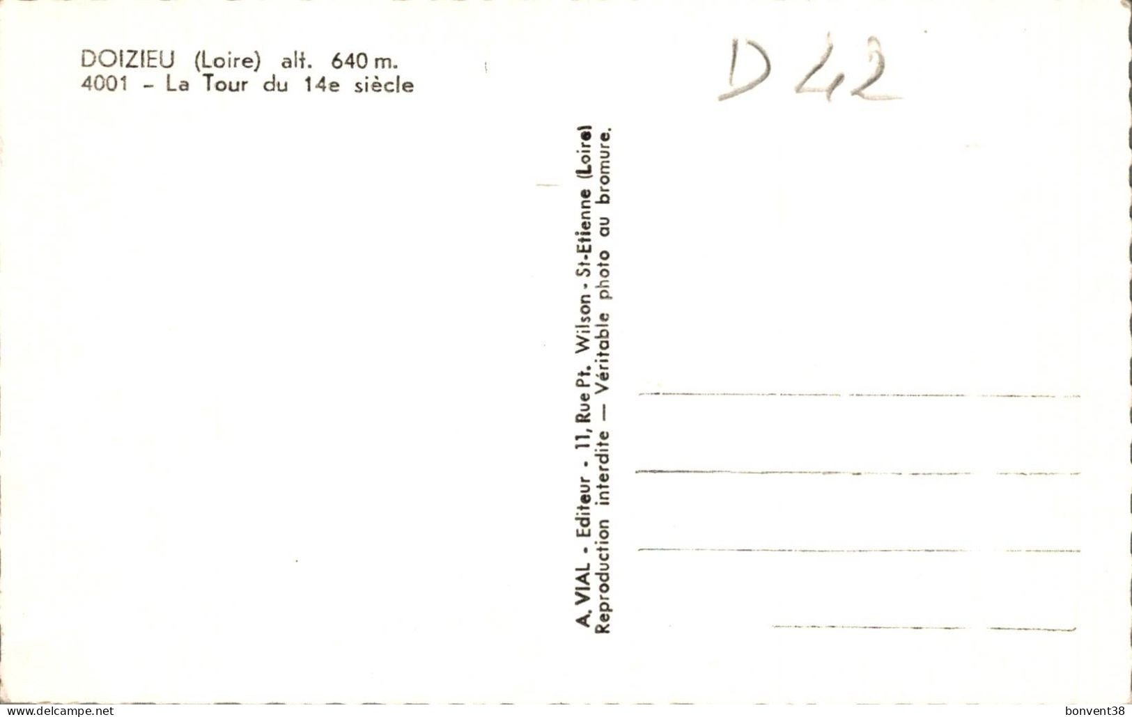 K1905 -  DOIZIEU - D42 - Lot De 2 Cartes Postales - Other & Unclassified