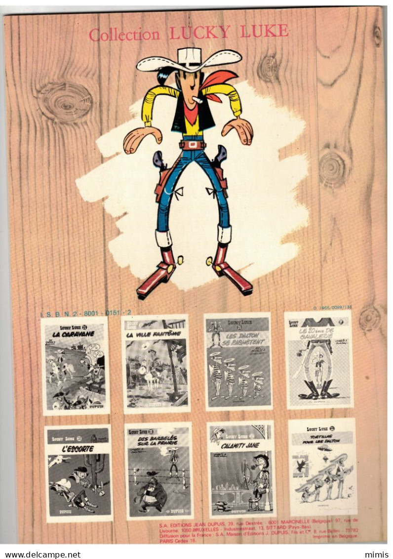 LUCKY LUKE       Les Cousins Dalton    N° 12    Réédition 1977 - Lucky Luke