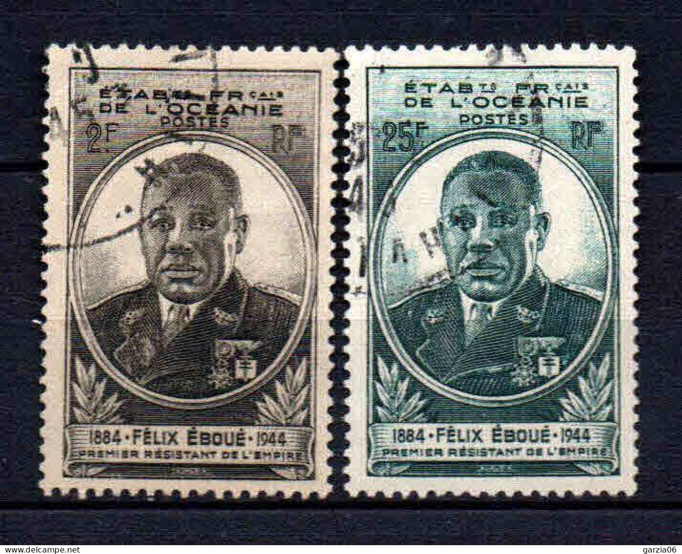 Océanie - 1945 -  Félix Eboué- N° 180-181 - Oblit - Used - Oblitérés