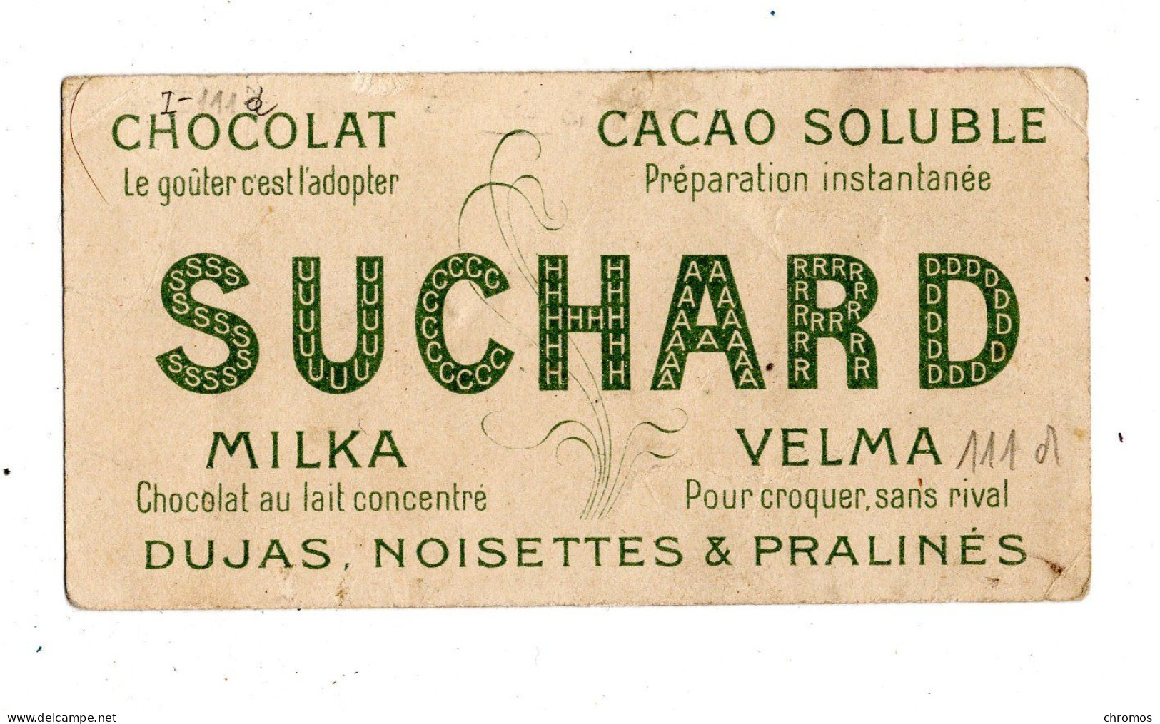 Chromo Chocolat Suchard, S 111 / D, Zodiaque - Suchard