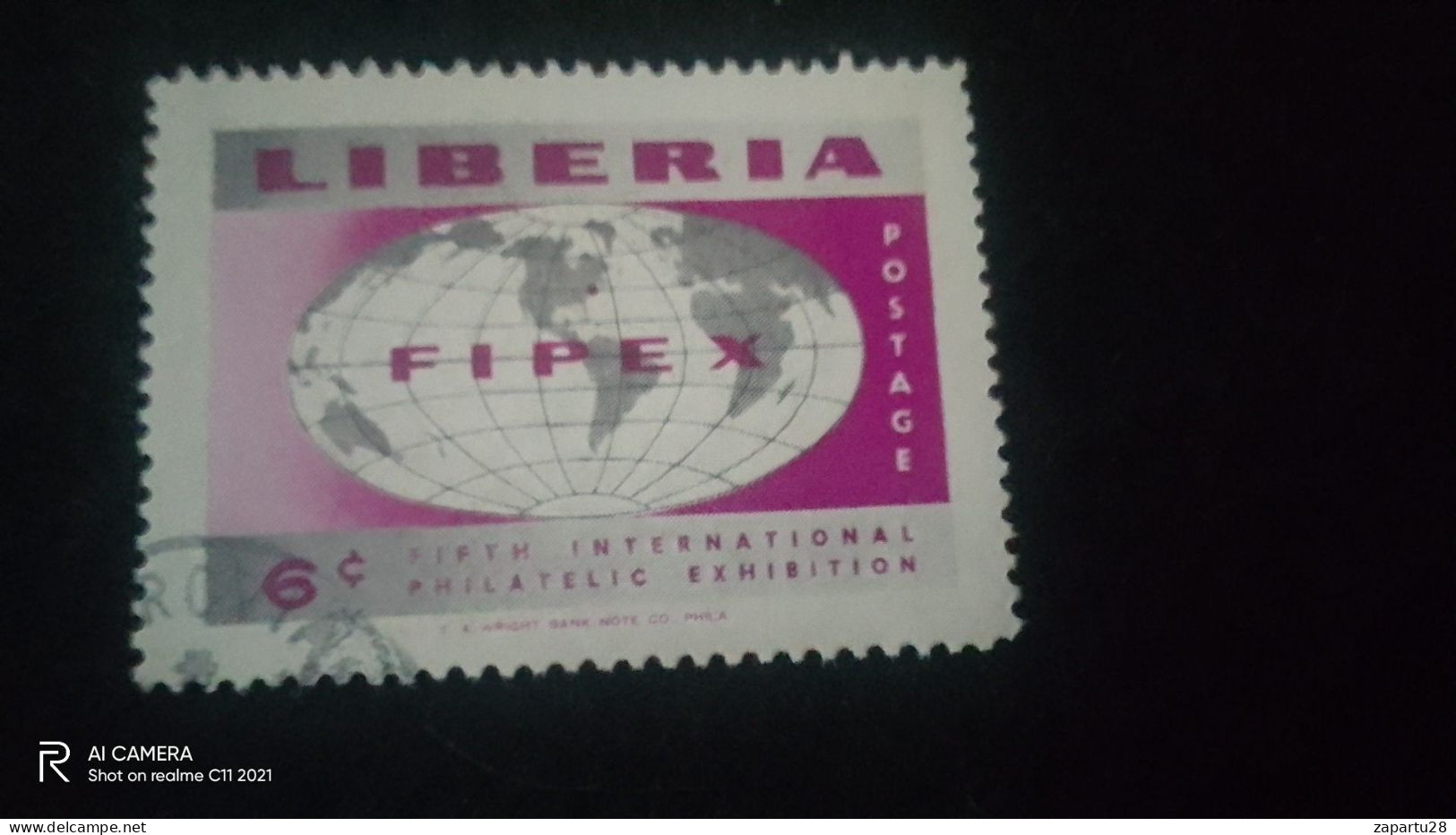 LİBERİA-1986          6    CENT              USED - Liberia