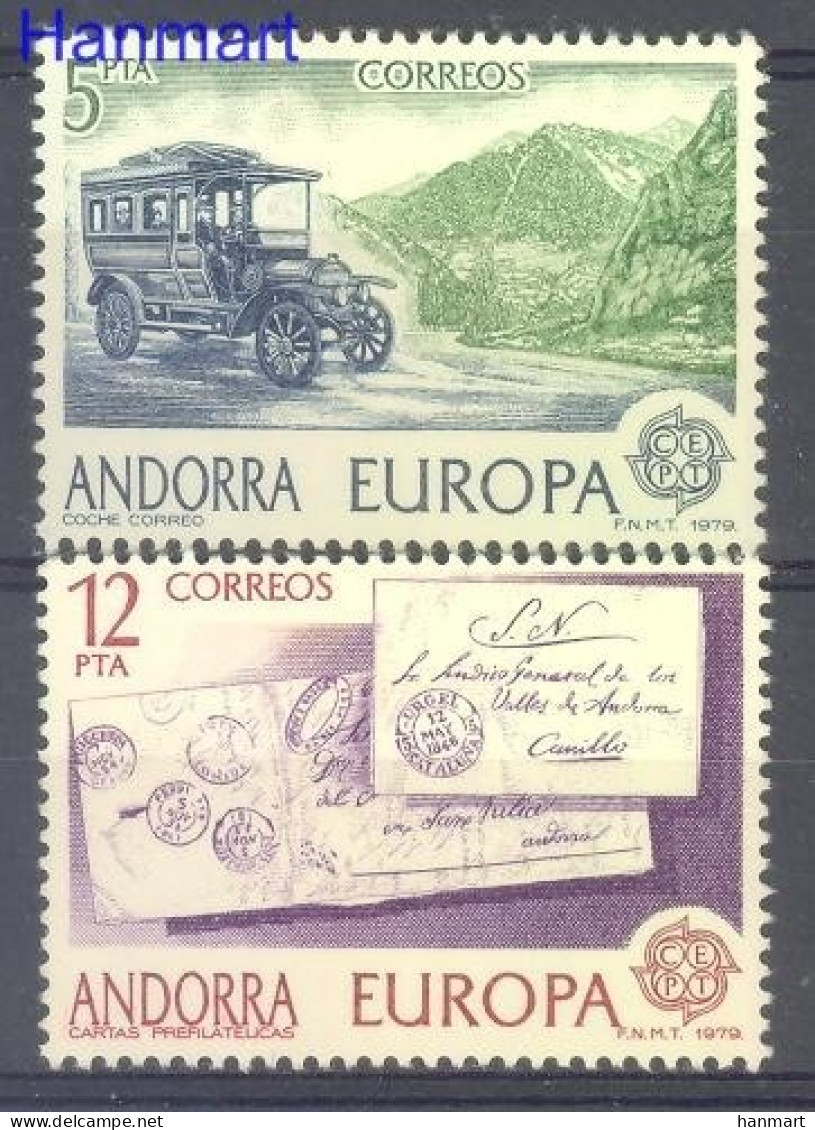 Andorra, Spanish Administration 1979 Mi 123-124 MNH  (ZE1 ANS123-124) - Other & Unclassified