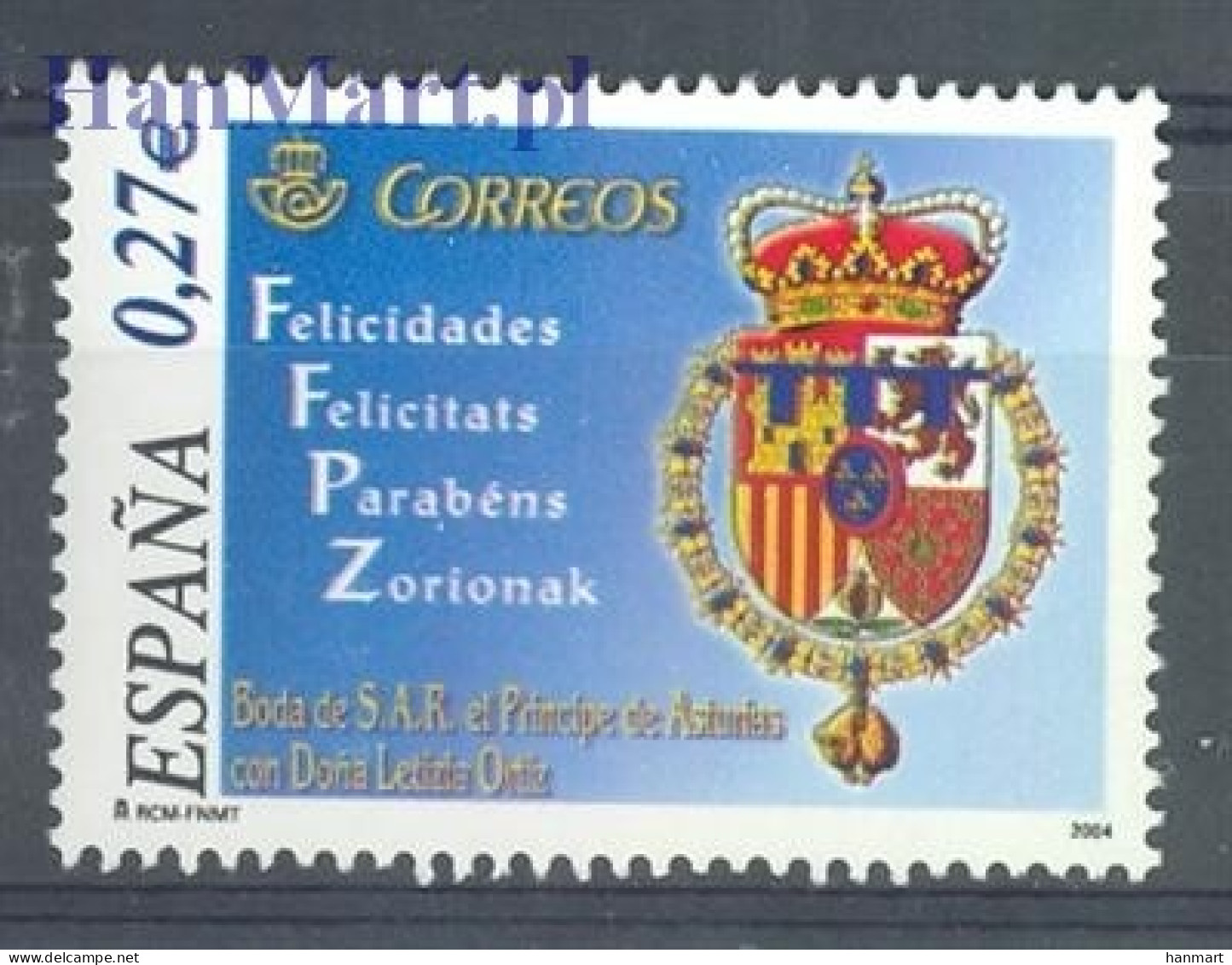 Spain 2004 Mi 3955 MNH  (ZE1 SPN3955) - Timbres