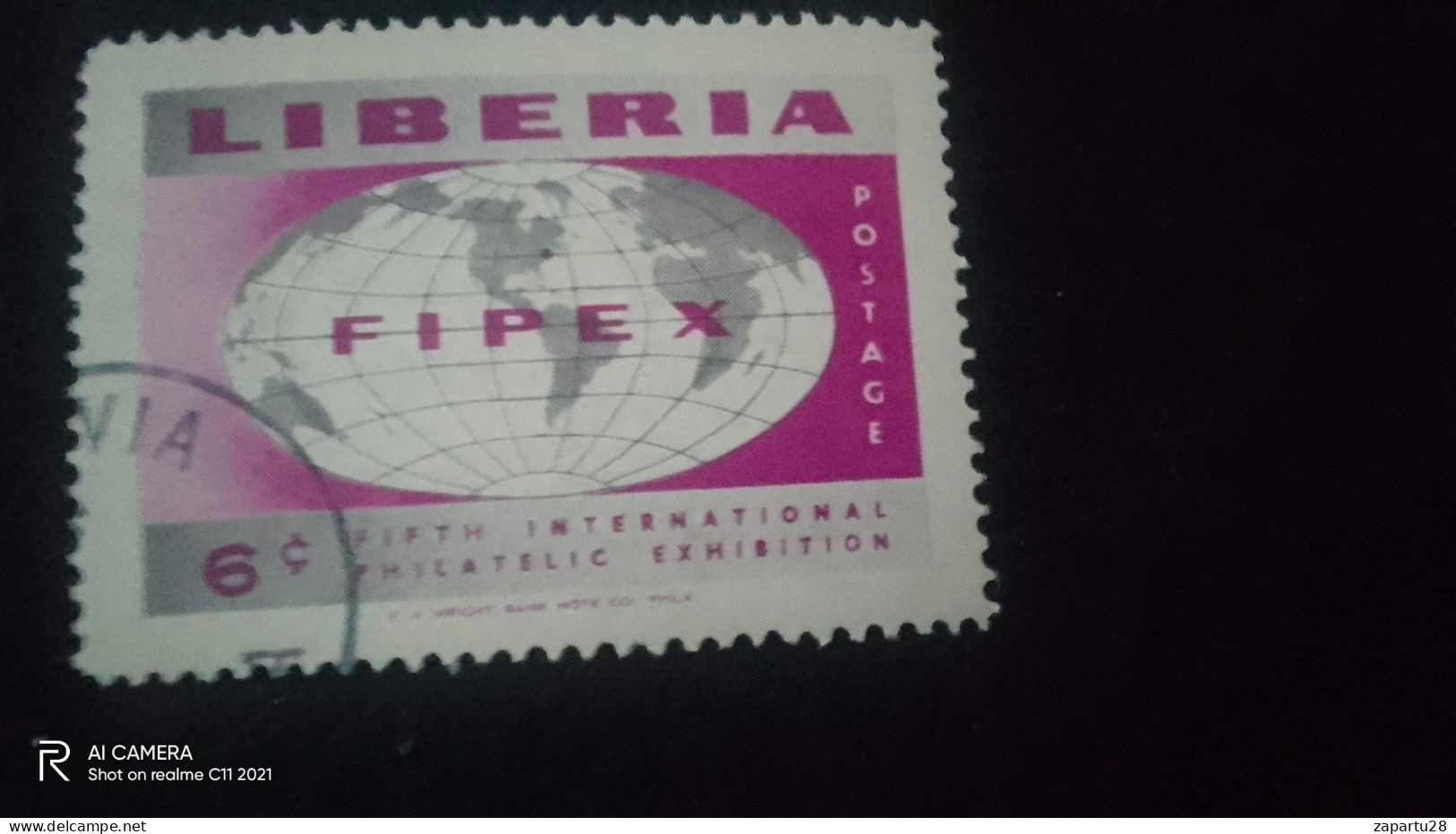 LİBERİA-1986          6    CENT              USED - Liberia