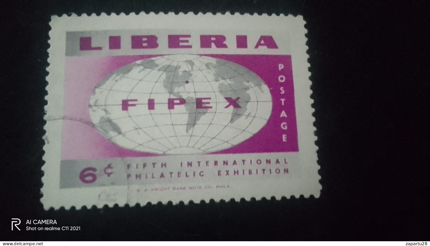 LİBERİA-1986          6    CENT              USED - Liberia