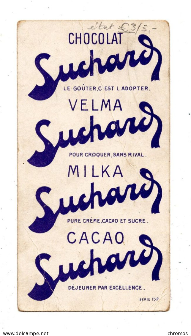 Chromo Chocolat Suchard, S 152 / 1, Tourisme Dans Les Alpes, Suisse - Suchard