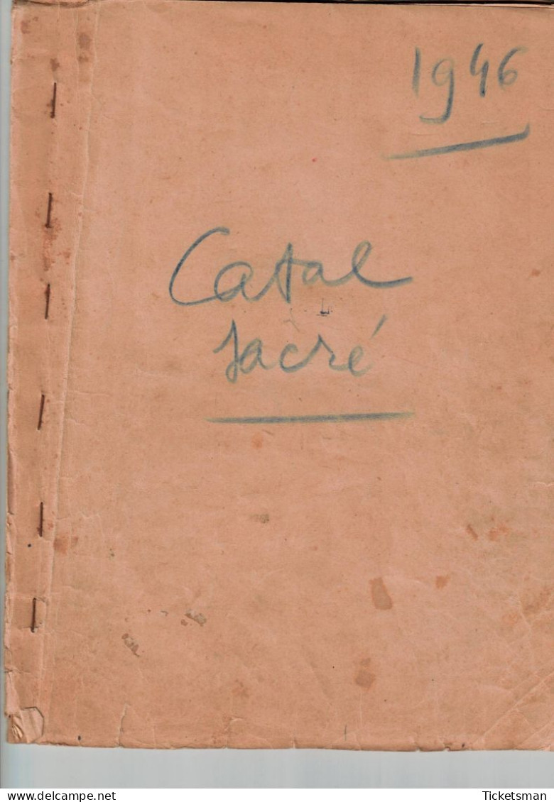 Catalogue Sacré Librairie De Bretagne Rennes Hiver 1946 'En Son Jus" - Non Classificati
