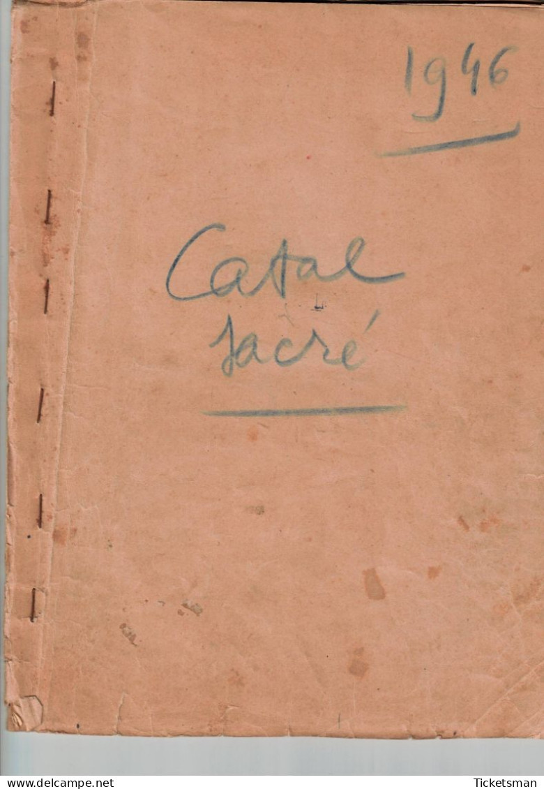 Catalogue Sacré Librairie De Bretagne Rennes Hiver 1946 'En Son Jus" - Unclassified