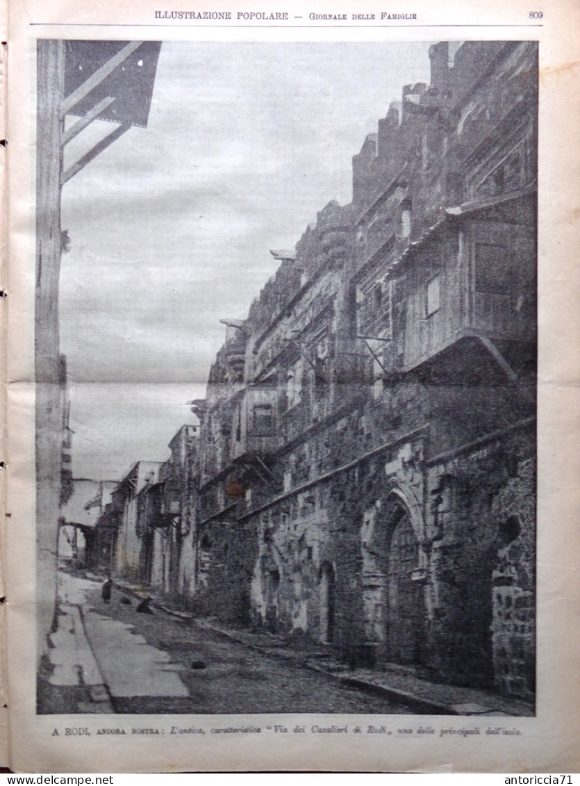 L'Illustrazione Popolare 20 Novembre 1913 Principi Savoia Rodi Bridges Wallace - Autres & Non Classés