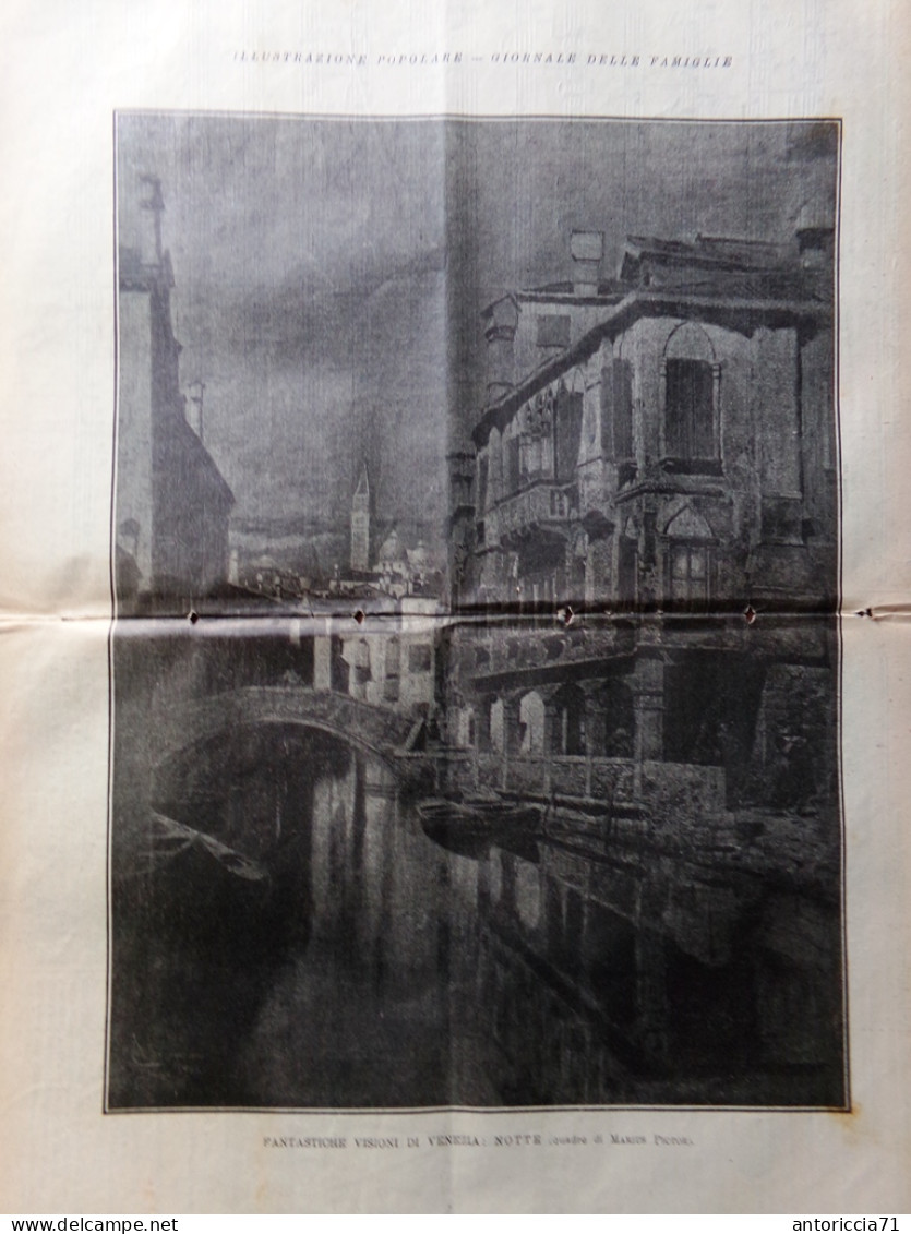 L'Illustrazione Popolare 7 Agosto 1913 Venezia Wagner Stanza Vendramin Alfieri - Autres & Non Classés