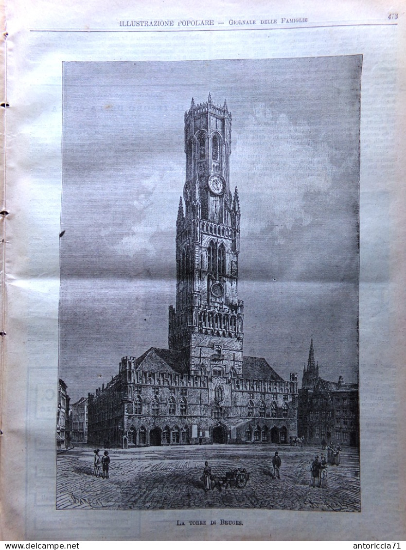 L'Illustrazione Popolare 26 Giugno 1913 Bruges Lemonnier Berchet Rotta Gattorno - Andere & Zonder Classificatie