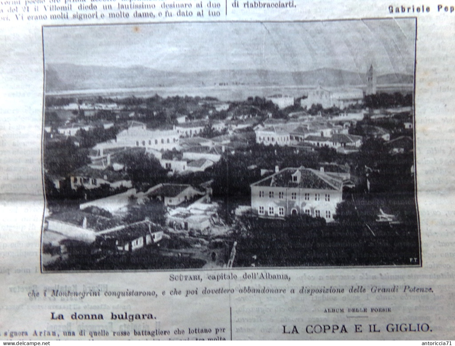 L'Illustrazione Popolare 15 Maggio 1913 Cettigne Scutari Leptis Magna Lamartine - Autres & Non Classés