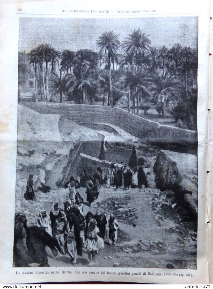 L'Illustrazione Popolare 24 Aprile 1913 Centenario Savoia Babilonia Alfonso XIII - Other & Unclassified