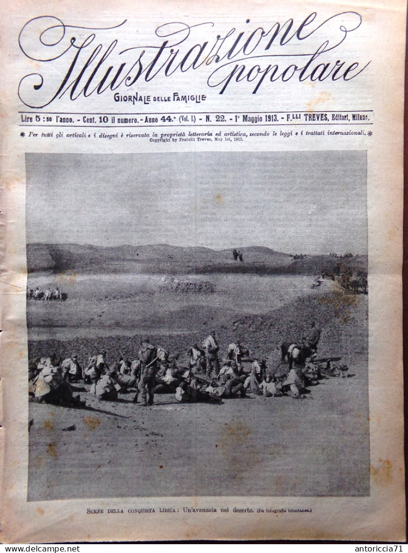 L'Illustrazione Popolare 1 Maggio 1913 Ozanam Gonzaga Rampolla Guardia Svizzera - Sonstige & Ohne Zuordnung