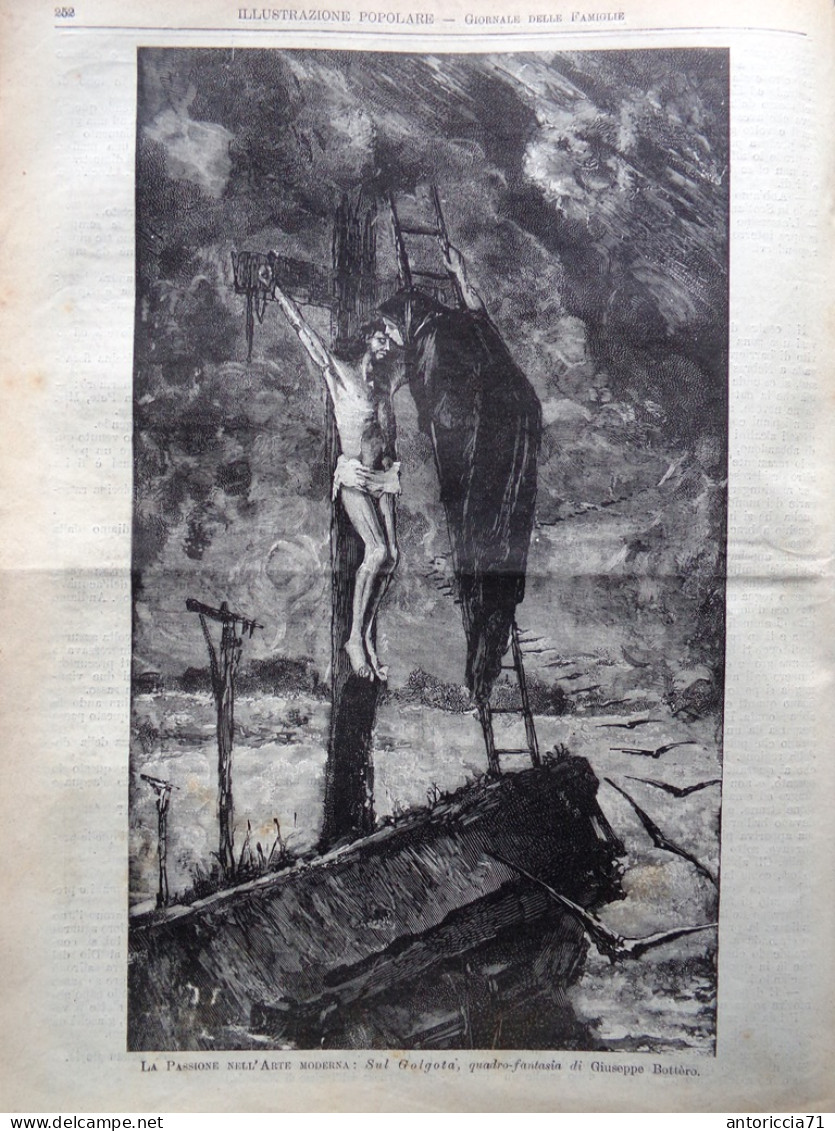 L'Illustrazione Popolare 20 Marzo 1913 Val Rose Cetraro Cetona Pasqua Passione - Sonstige & Ohne Zuordnung