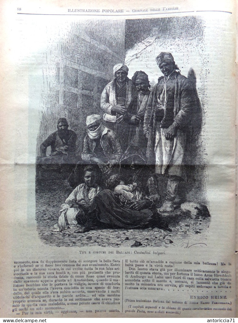 L'Illustrazione Popolare 9 Gennaio 1913 Anniversario Re Volta Rapisardi Balcani - Autres & Non Classés