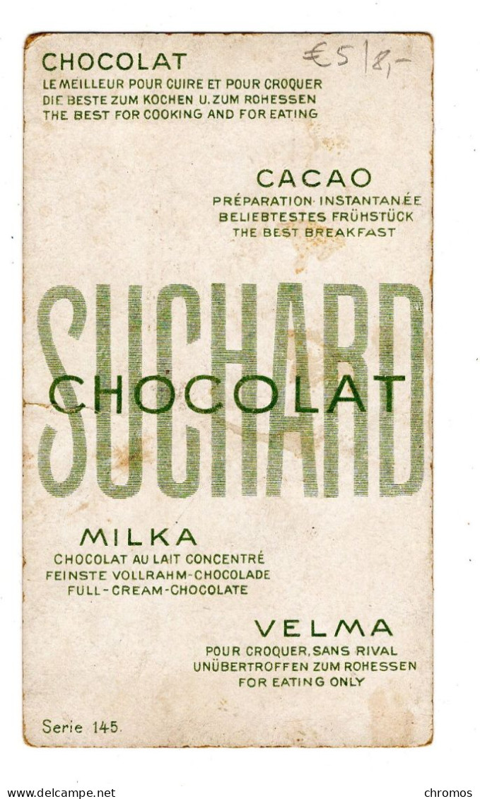 Chromo Chocolat Suchard, S 145 / 8, Ours, Suisse - Suchard