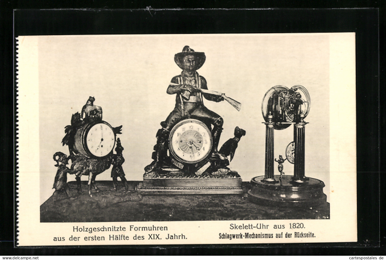 AK Wien, Uhren-Museum, Skelett-Uhr Aus 1820  - Autres & Non Classés