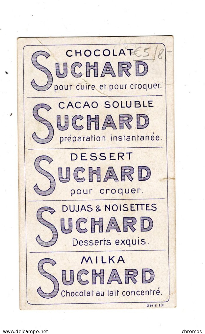 Chromo Chocolat Suchard, S 131 / 5, Animaux De Mer - Suchard