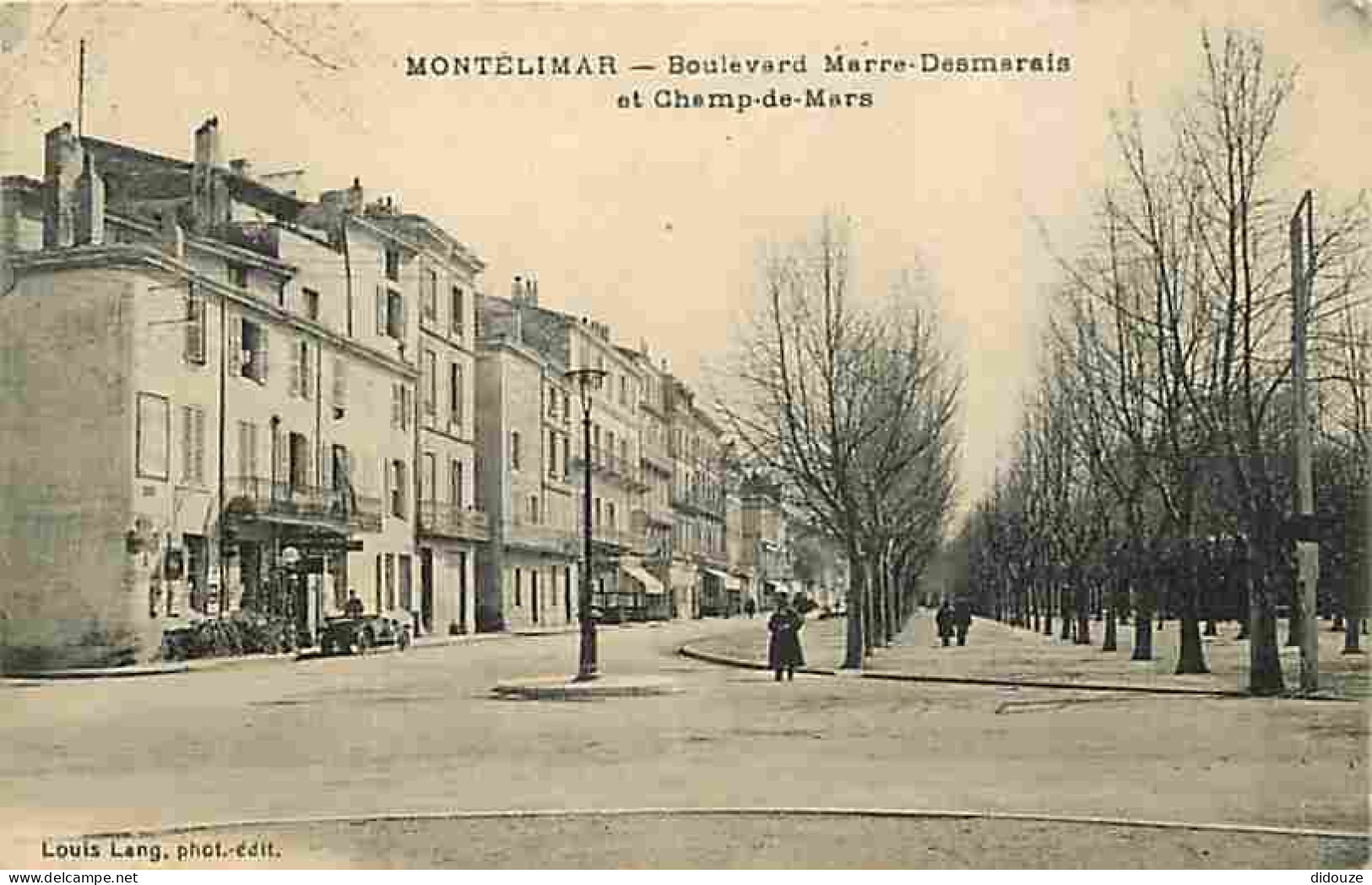 26 - Montélimar - Boulevard Marre-Desmarais Et Champs De Mars - Animée - CPA - Voir Scans Recto-Verso - Montelimar