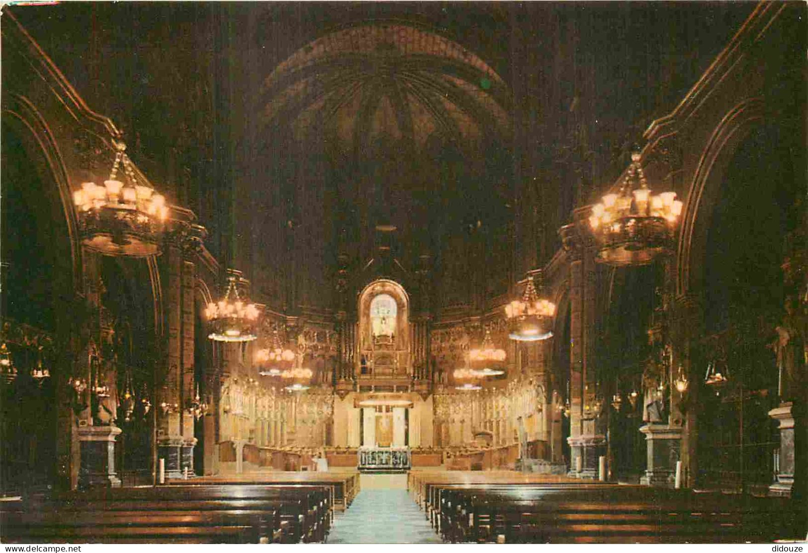 Espagne - Espana - Cataluna - Montserrat - Interior De La Basilica - Intérieur De La Basilique - CPM - Voir Scans Recto- - Autres & Non Classés