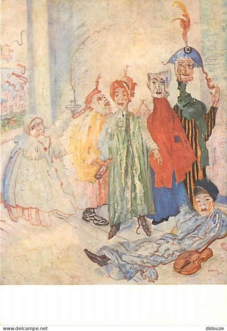 Art - Peinture - James Ensor - Les Masques Singuliers - CPM - Voir Scans Recto-Verso - Peintures & Tableaux