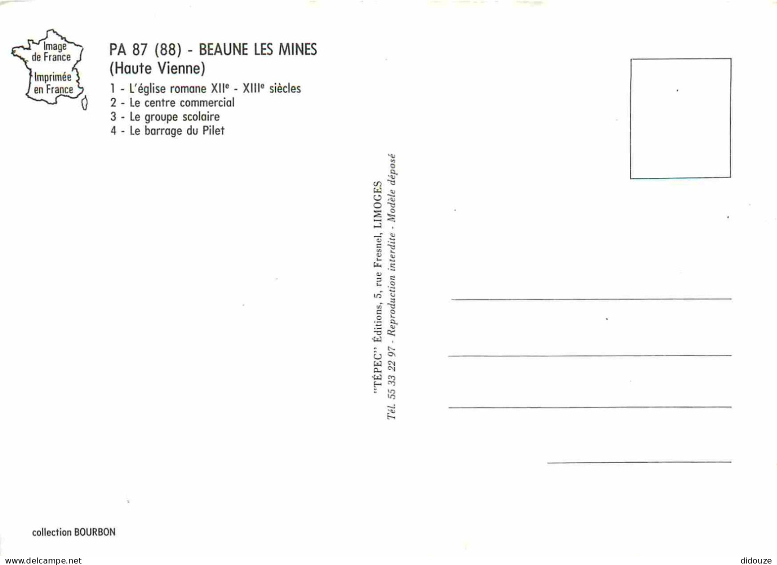 87 - Beaune Les Mines - Multivues - Immeubles - Architecture - CPM - Carte Neuve - Voir Scans Recto-Verso - Sonstige & Ohne Zuordnung