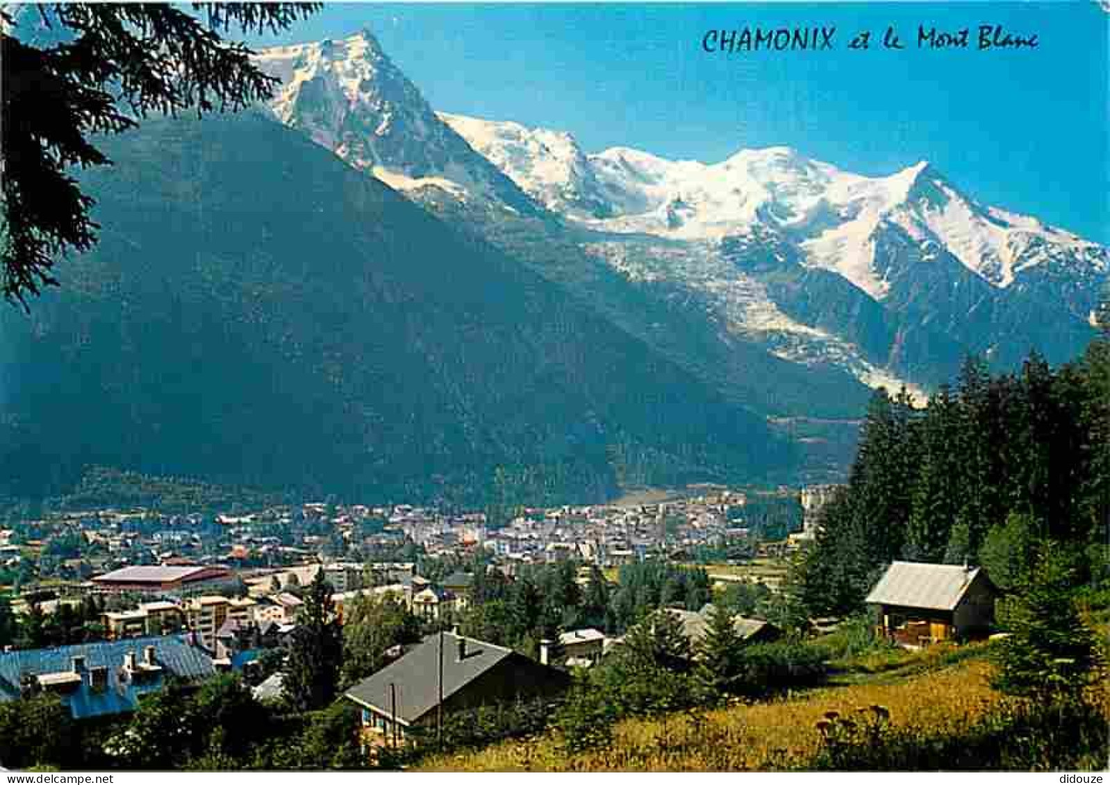 74 - Chamonix - Mont-Blanc - La Ville - Massif Du Mont-Blanc - Aiguille Du Midi - CPM - Voir Scans Recto-Verso - Chamonix-Mont-Blanc