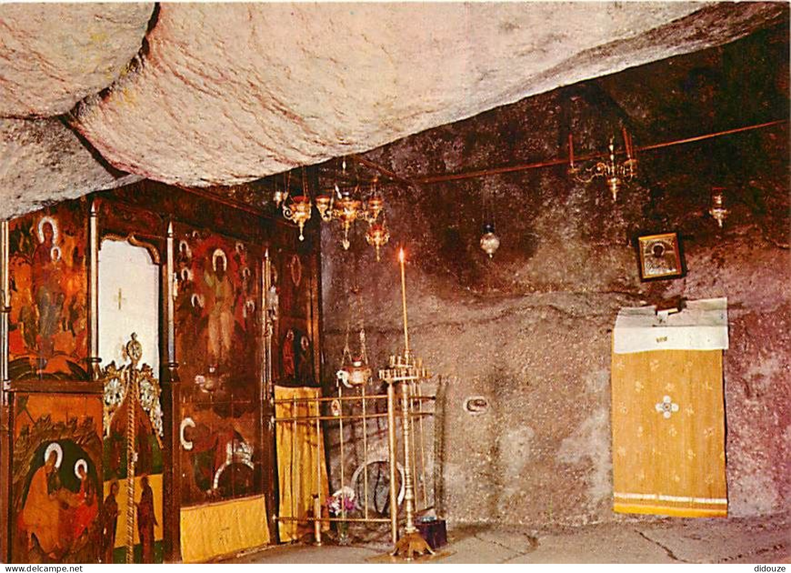 Grèce - Patmos - La Sainte Caverne De L'Apocalypse - Art Religieux - Carte Neuve - CPM - Voir Scans Recto-Verso - Grèce