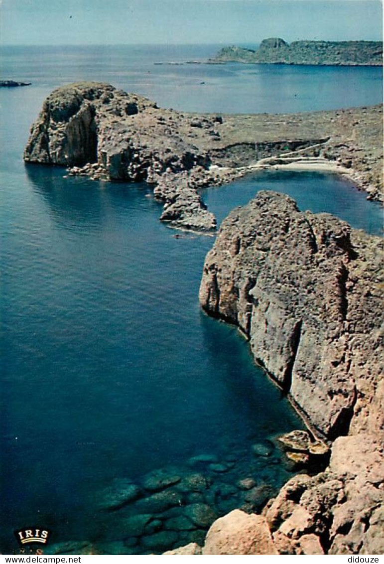 Grèce - Ile De Rhodes - Rodos - Lindos - Le Petit Port De L'apôtre Paul - Carte Neuve - CPM - Voir Scans Recto-Verso - Greece