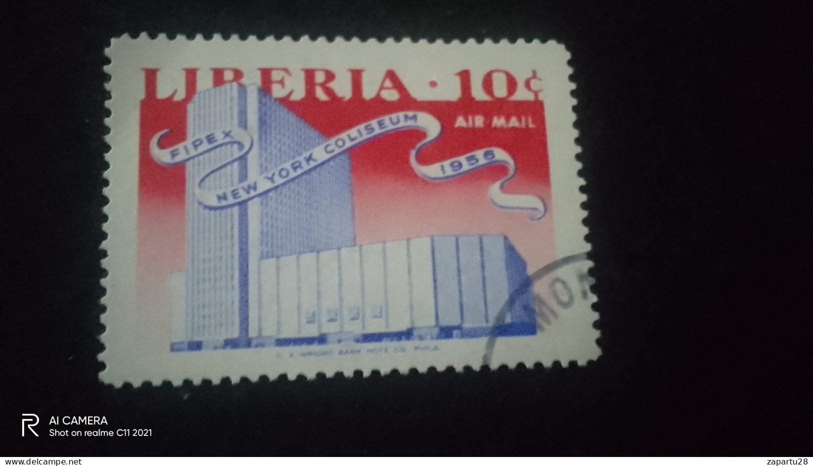 LİBERİA-1986         10    CENT              USED - Liberia