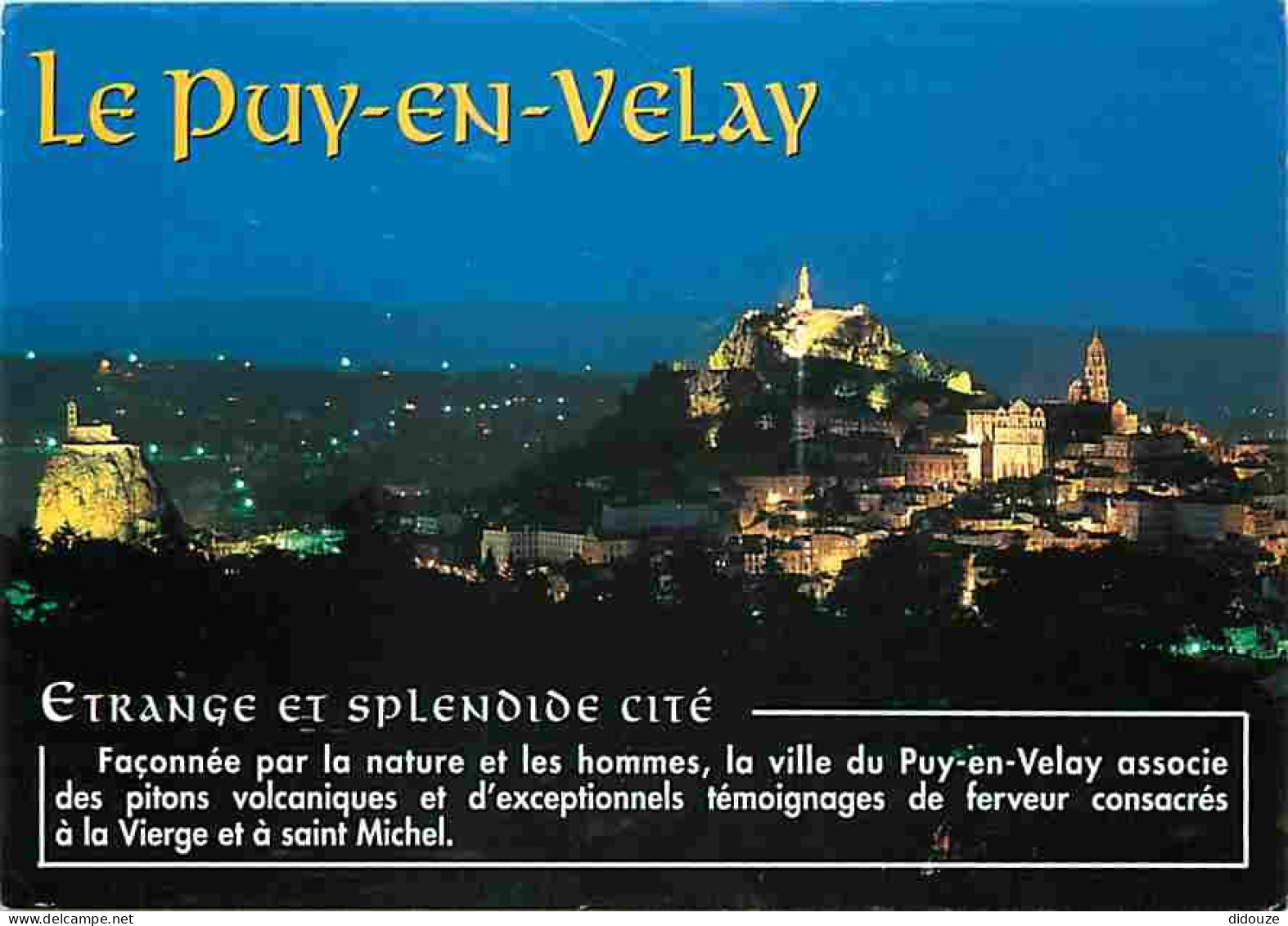 43 - Le Puy En Velay - Vue Générale - Vue De Nuit - CPM - Voir Scans Recto-Verso - Le Puy En Velay