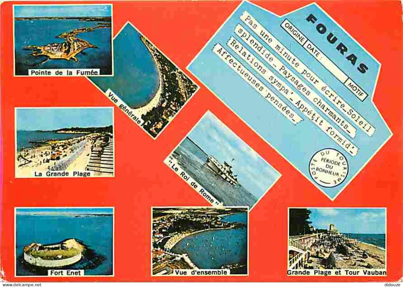 17 - Fouras - Multivues - Plage - Bateaux - CPM - Voir Scans Recto-Verso - Fouras-les-Bains