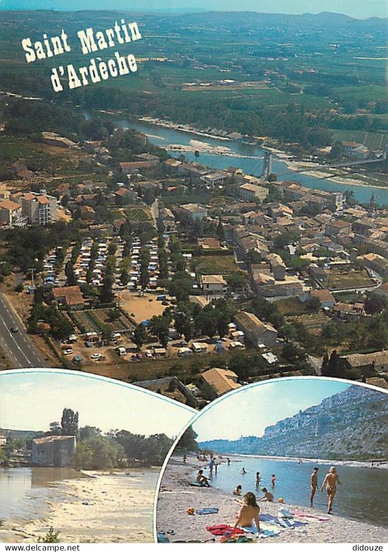 07 - Saint Martin D'Ardèche - Multivues - Scènes De Plage - CPM - Voir Scans Recto-Verso - Autres & Non Classés