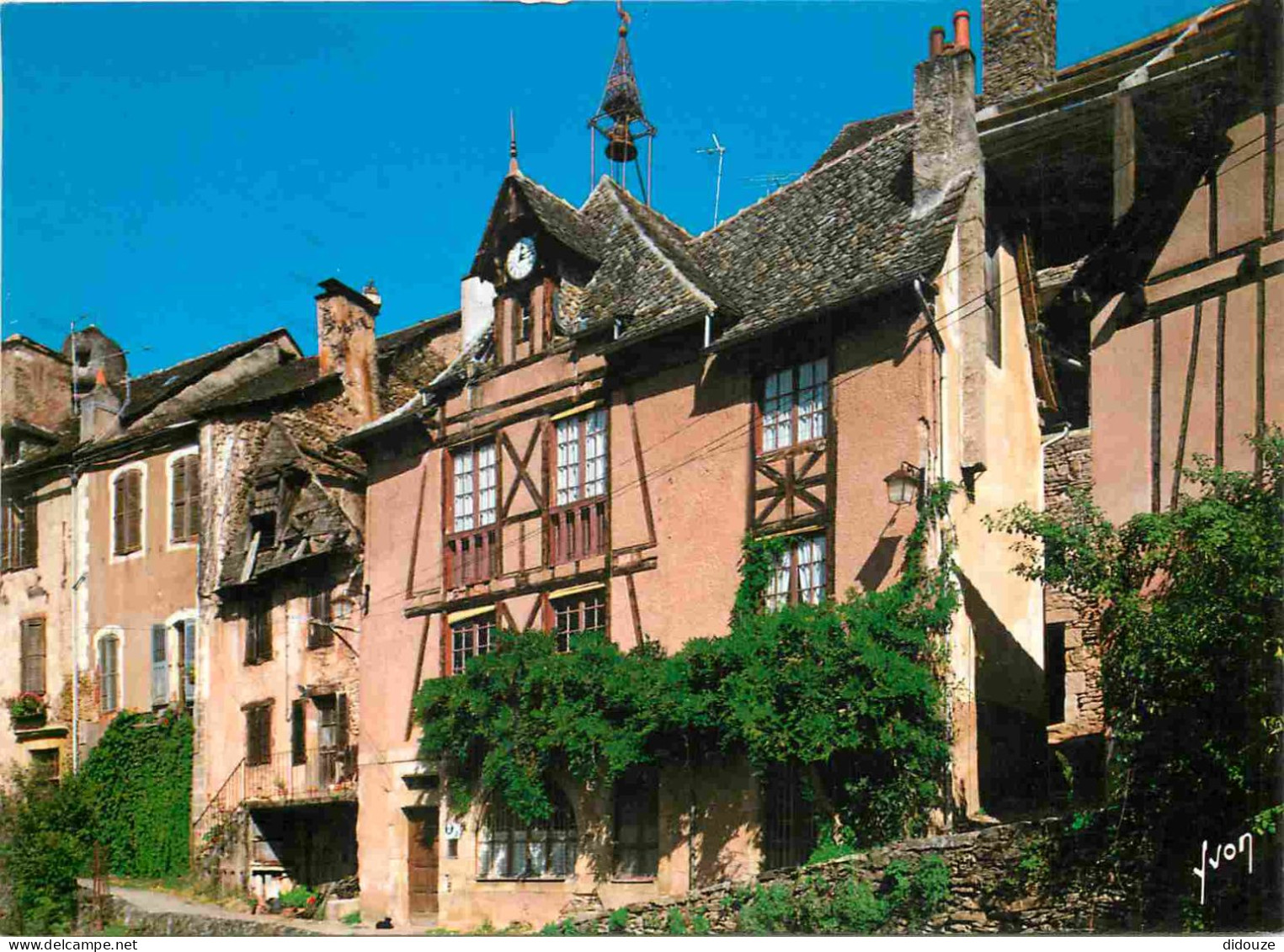 12 - Conques En Rouergue - Ancienne Mairie Place Chirac - CPM - Voir Scans Recto-Verso - Autres & Non Classés