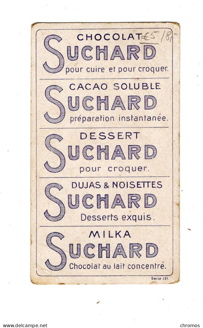 Chromo Chocolat Suchard, S 131 / 7, Animaux De Mer - Suchard