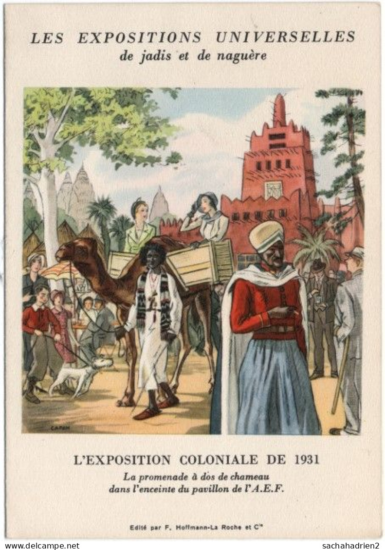 75. Gf. EXPOSITIONS UNIVERSELLES De Jadis Et De Naguère. 1931. La Promenade à Dos De Chameau Dans L'enceinte Du Pavillon - Exhibitions